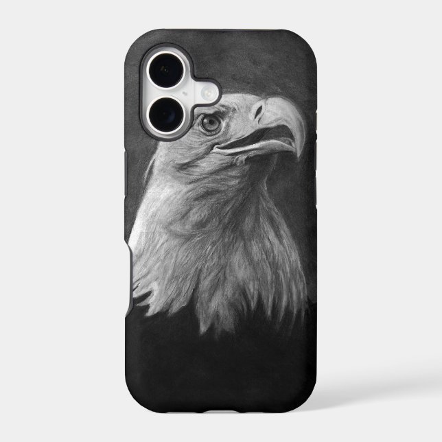 Bald Eagle, Hand Drawn Graphite (Back)