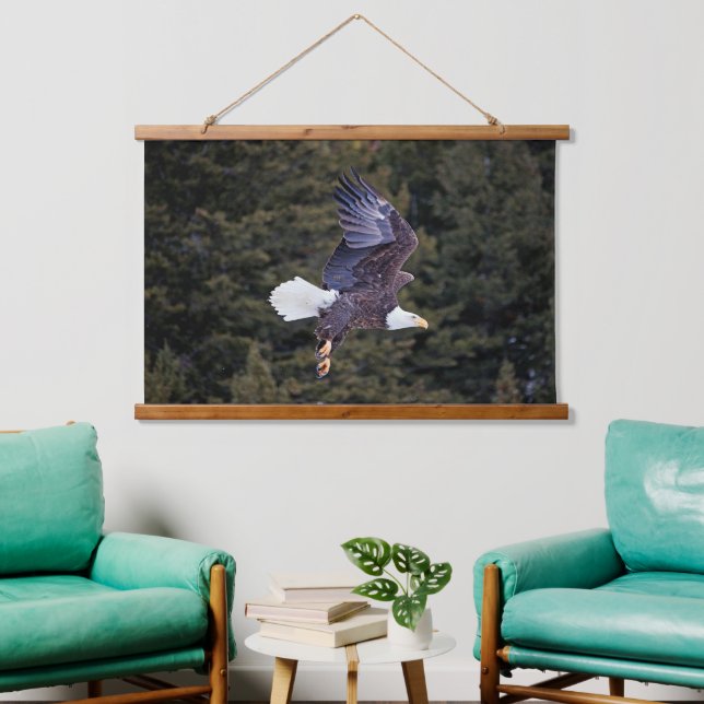Bald Eagle Hanging Tapestry (Living Room)