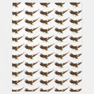 bald eagle honour troops USA American patriotic ar Fleece Blanket