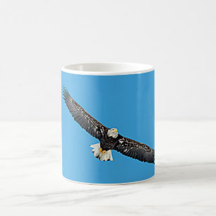 Bald Eagle in flight Coffee Mug