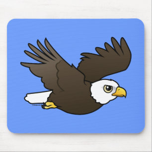 Bald Eagle in flight Mouse Pad