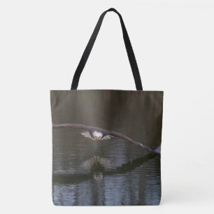 Bald Eagle in Flight Tote Bag