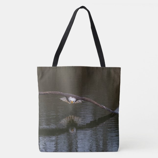 Bald Eagle in Flight Tote Bag (Front)