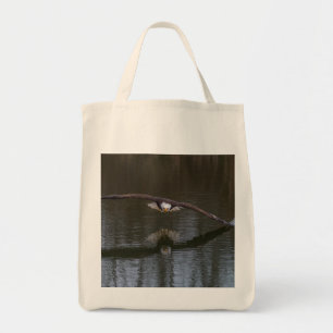 Bald Eagle in Flight Tote Bag