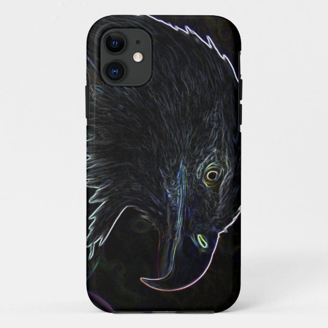 Bald Eagle in Neon iPhone 5 Case (Back)