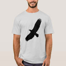Bald Eagle in Silhouette Black Graphic