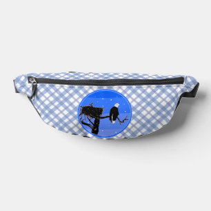 Bald Eagle in Winter  - Original Wildlife Art Bum Bags