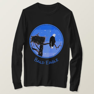 Bald Eagle in Winter - Original Wildlife Art T-Shirt