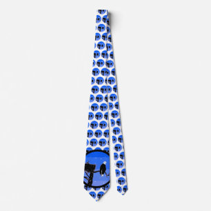Bald Eagle in Winter  - Original Wildlife Art Tie