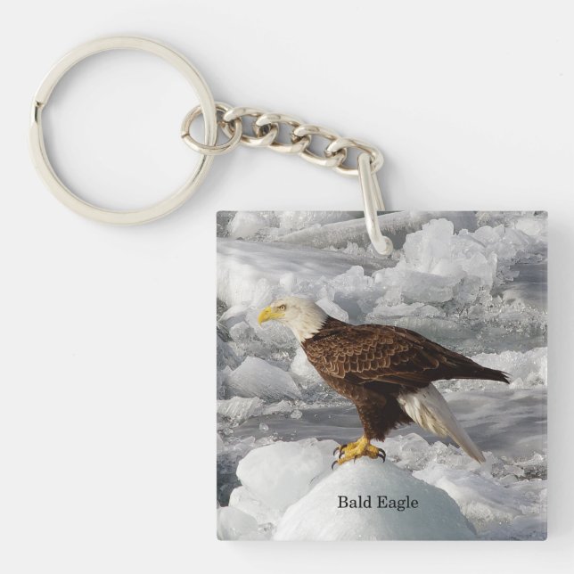 Bald Eagle key chain (Front)