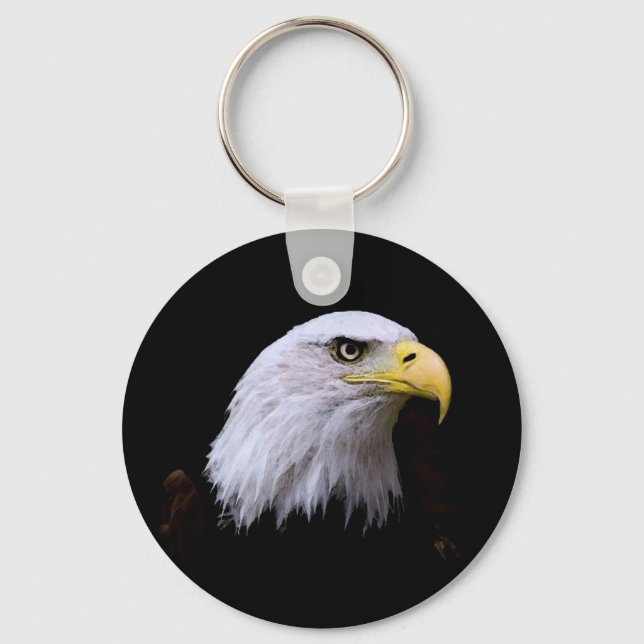 Bald Eagle Key Ring (Front)