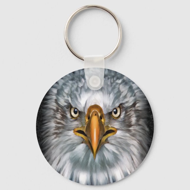 Bald Eagle Key Ring (Front)