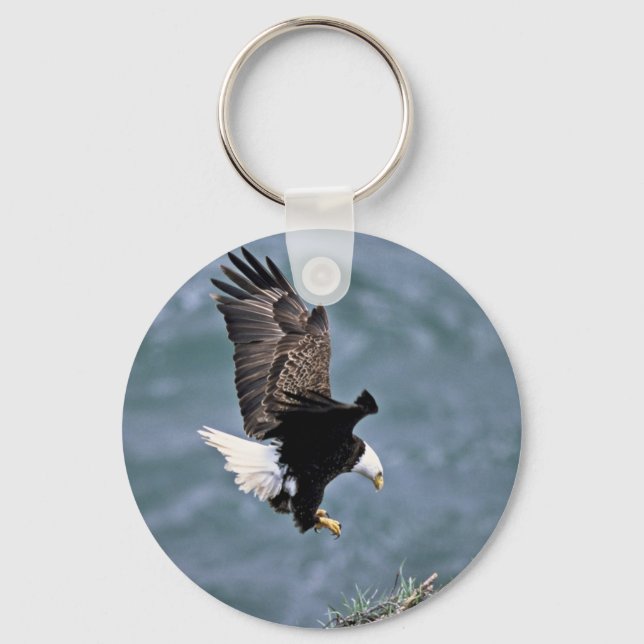 Bald Eagle Key Ring (Front)