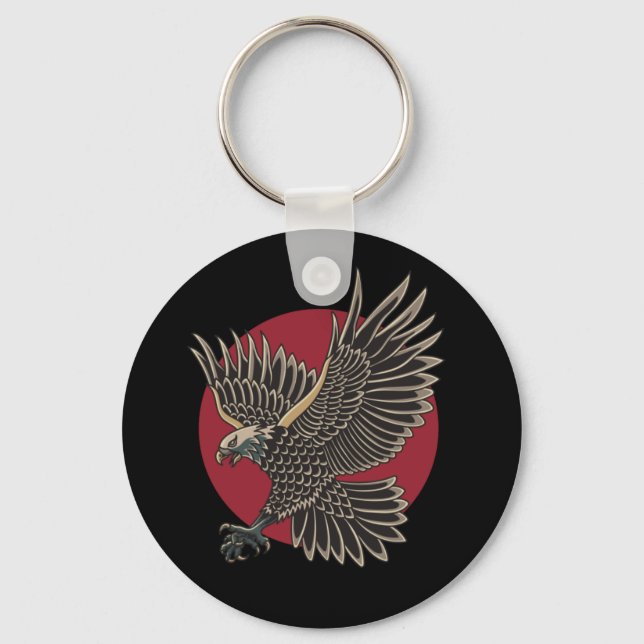 Bald Eagle Keychain (Front)