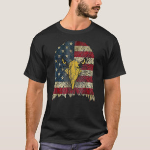 Bald Eagle Kids Boys Men American Usa Flag 4th Of  T-Shirt