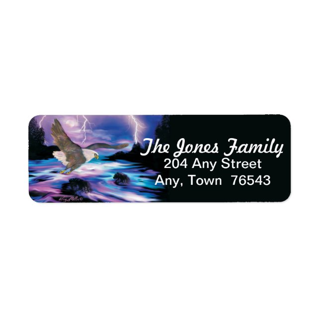 Bald Eagle Label Return Address Label (Front)