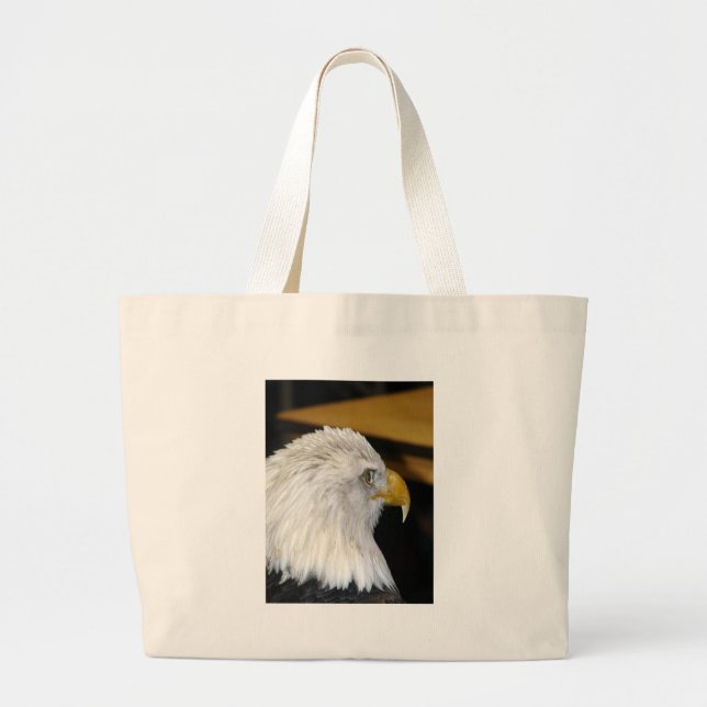 Bald Eagle Large Tote Bag (Front)