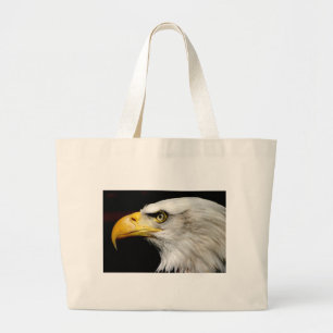 Bald Eagle Large Tote Bag