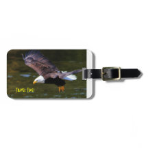 Bald Eagle luggage tag