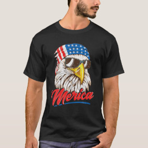 Bald Eagle Merica Mullet America USA 4Th Of July T-Shirt