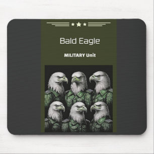 Bald Eagle Military Unit Mouse Pad