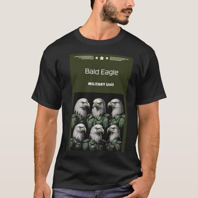 Bald Eagle Military Unit T-Shirt (Front)