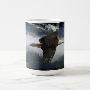 BALD EAGLE & MISTY FOREST Tea & Coffee Mug