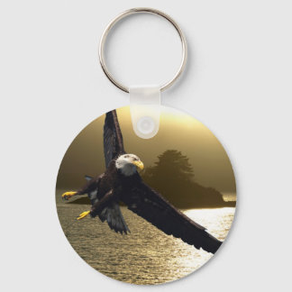 Bald Eagle Motivational Gifts Key Ring