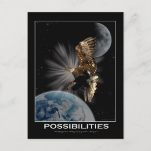 Bald Eagle Motivational Postcards