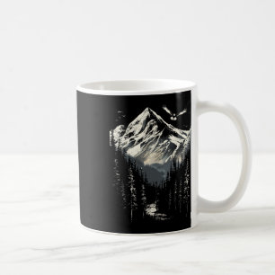 Bald Eagle Mountains Pine Trees Mountain Nature Coffee Mug