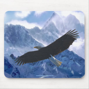 BALD EAGLE & Mountains Wilderness Mousepad