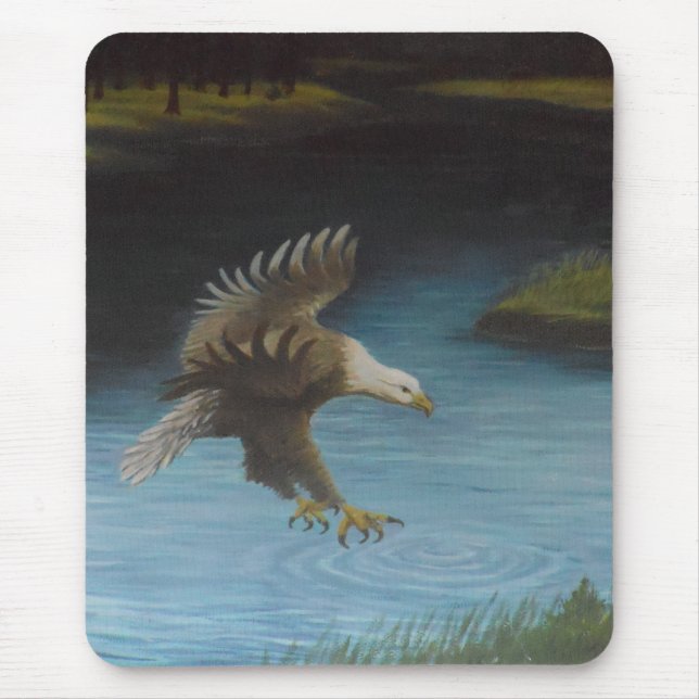 Bald Eagle mousepad (Front)