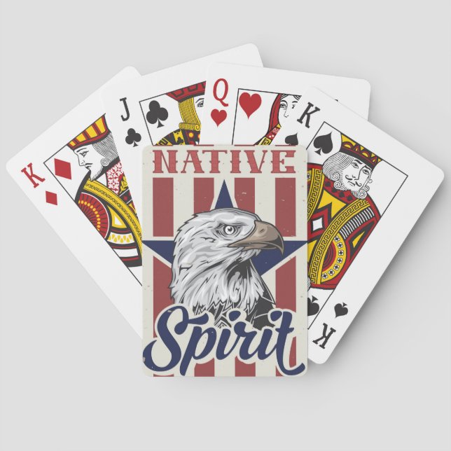 Bald Eagle Native Spirit Playing Cards (Back)