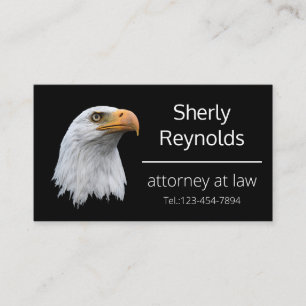 Bald Eagle nice and chic customisable Business Card