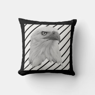 Bald Eagle Oil Paint, Cushion