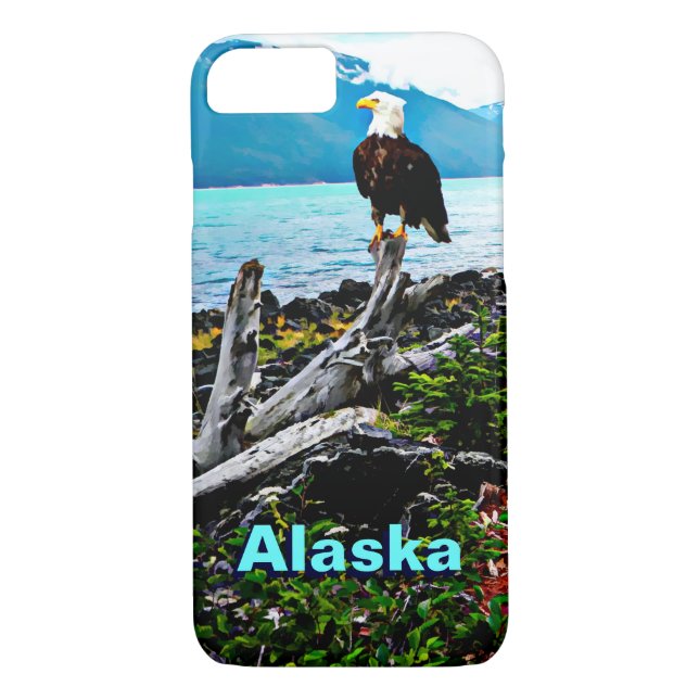 Bald Eagle On Alaska Coast Case-Mate iPhone Case (Back)