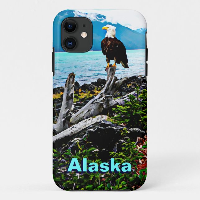 Bald Eagle On Alaska Coast Case-Mate iPhone Case (Back)