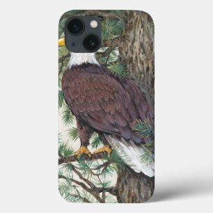 Bald Eagle on Branch iPhone 13 Case