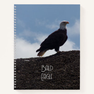 Bald Eagle on High Ground Spiral Notebook