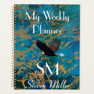 Bald Eagle on Marble Planner