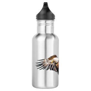 Bald Eagle on the Wing/USA 532 Ml Water Bottle