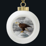 Bald Eagle ornament<br><div class="desc">Bald Eagle.   Ball or Snowflake ornament</div>