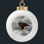 Bald Eagle ornament<br><div class="desc">Bald Eagle.   Ball or Snowflake ornament</div>