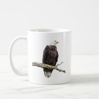 Bald Eagle Perched on a Branch Coffee Mug