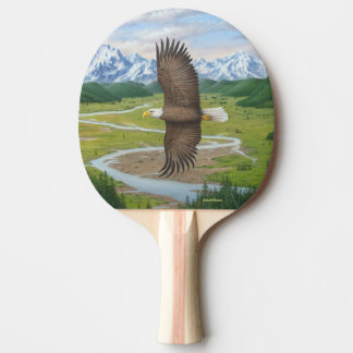 Bald Eagle Ping Pong Paddle