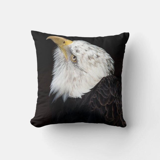 Bald Eagle Portrait Cushion (Front)