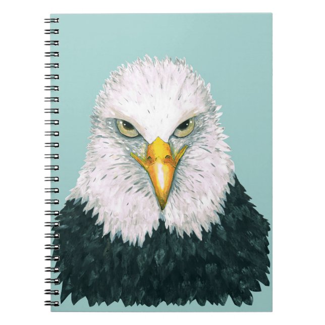 Bald Eagle Portrait Notebook (Front)