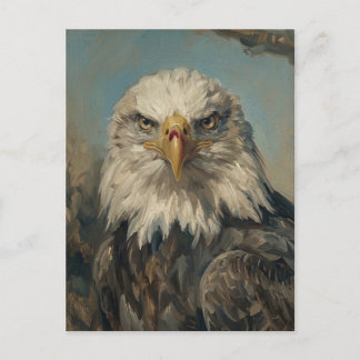 Bald Eagle Portrait Wildlife Thanks for service Postcard