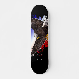 Bald Eagle - Red, White & Blue Skateboard