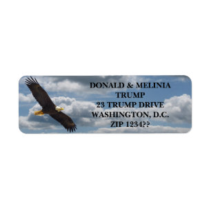 BALD EAGLE RETURN ADDRESS LABEL